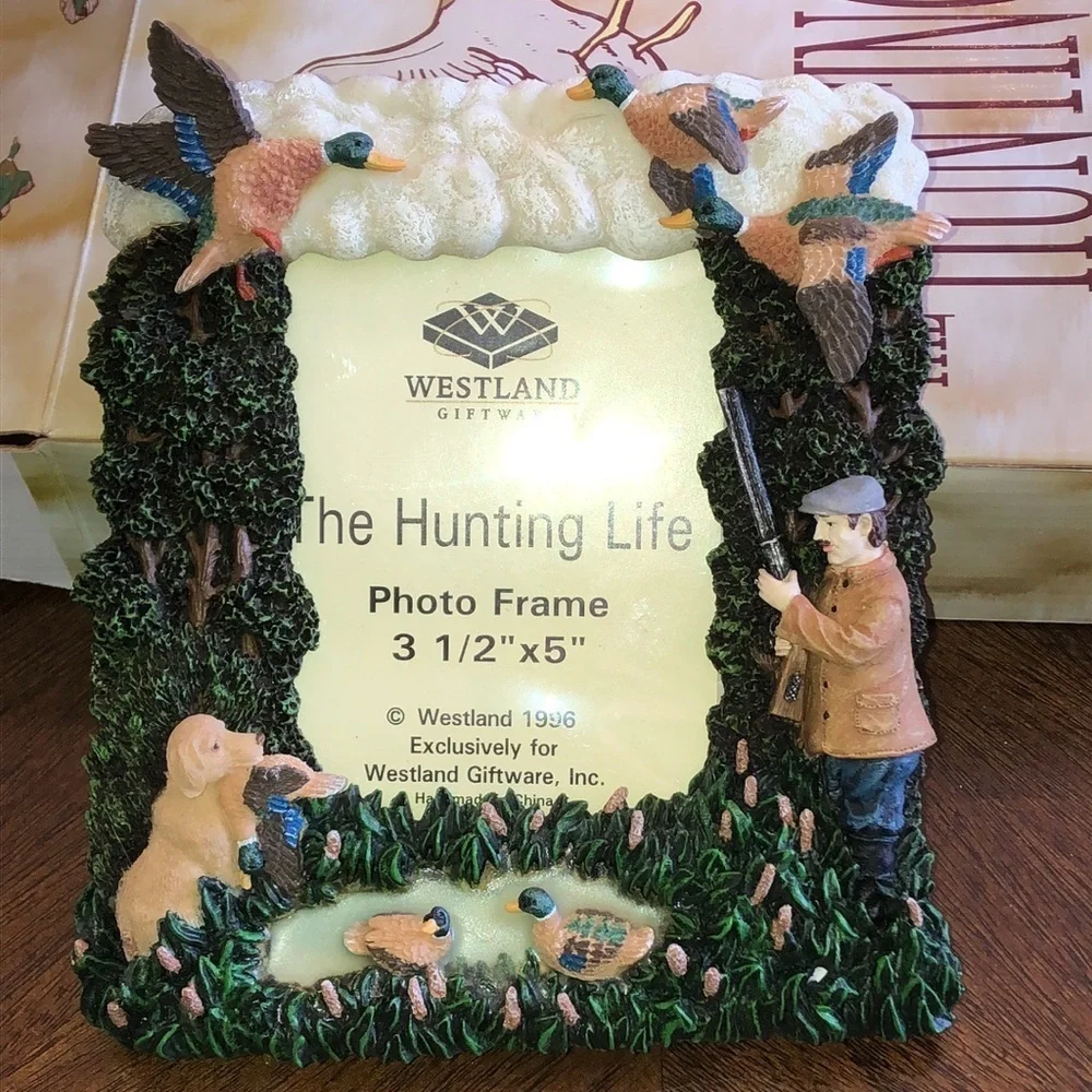 Westland Giftware Duck Hunter The Hunting Life 3 1/2” x 5” Photo Frame